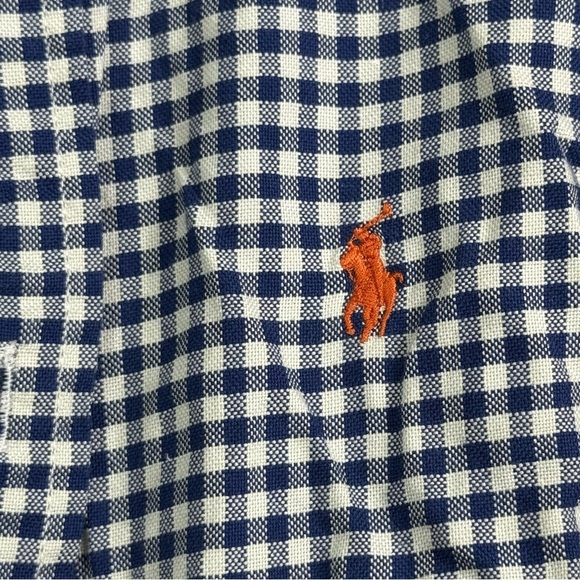 Ralph Lauren Blue Casual Button Down Shirt Kids Size 5 - Picture 4 of 5